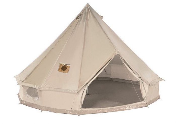 Best Bell Tent - DANCHEL Cotton Bell Tent with Two Stove Jackets