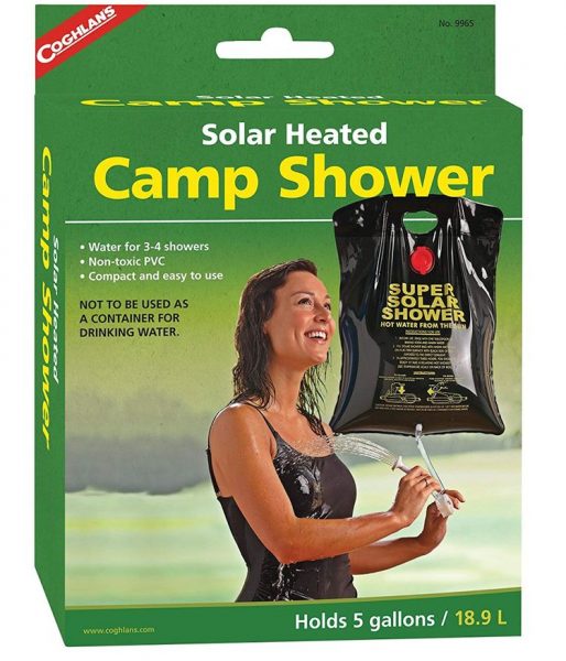 Coghlans Solar Heated Camp Shower