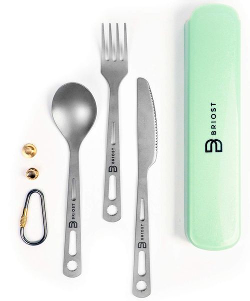 BRIOST Titanium Utility Professional Cutlery 3-piece Set