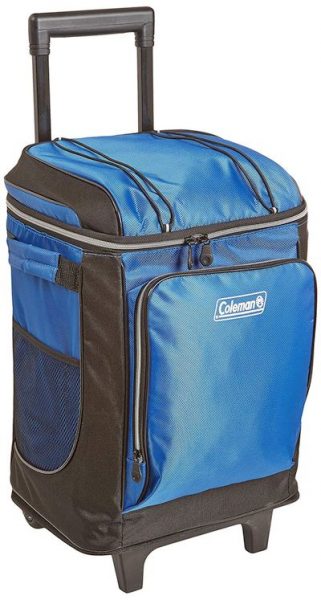 Coleman 42-Can Soft Cooler with Removable Liner and Wheels