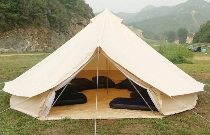 PlayDo 4-Season Waterproof Cotton Canvas Bell Tent