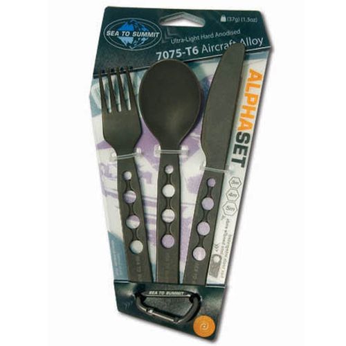 Sea to Summit Alpha Knife Fork and Spoon Set