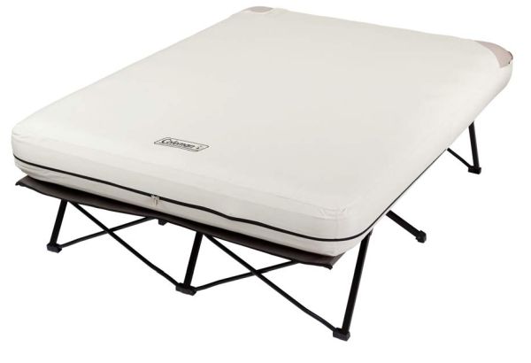 Coleman Queen Size Camping Cot with Air Mattress And Pump