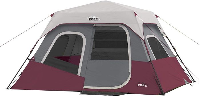 Core 6 Person Instant Cabin Tent