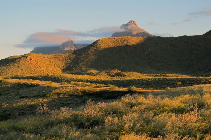 Big Bend National Park showing Chisos Mountains