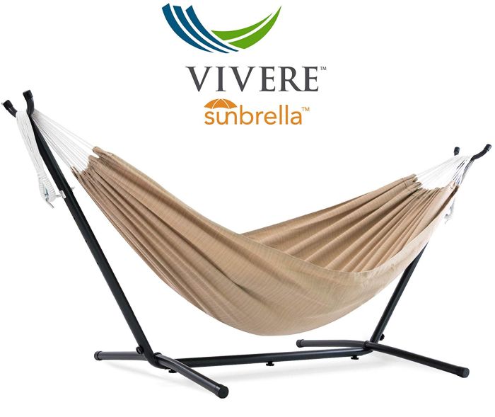 Vivere Double Sunbrella Hammock