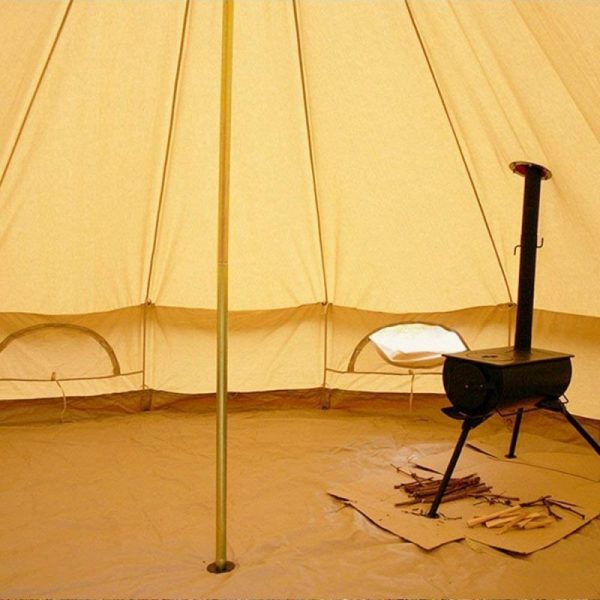 Unistrengh 4 Season Large Waterproof Cotton Canvas Bell Tent