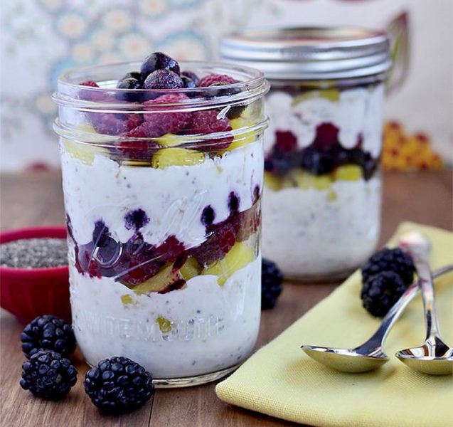 Fruit And Yogurt Breakfast Parfait