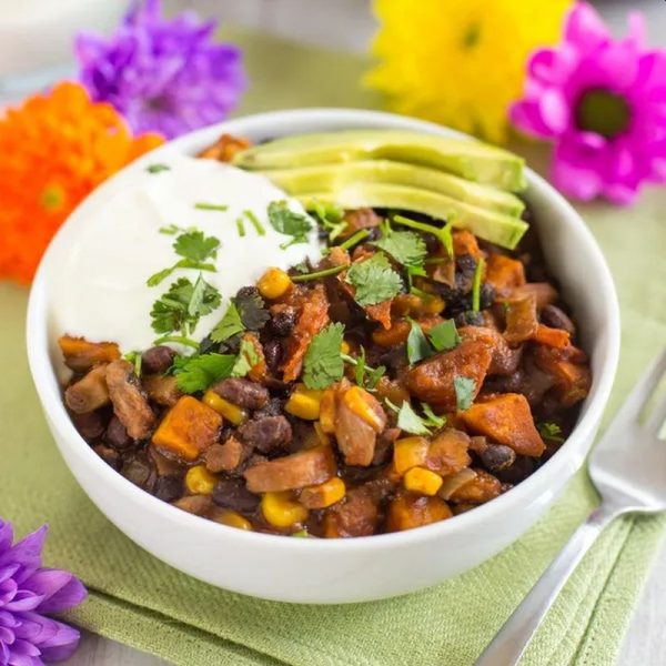 Potato And Black Bean Chili